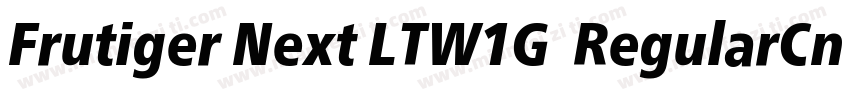 Frutiger Next LTW1G  RegularCn字体转换